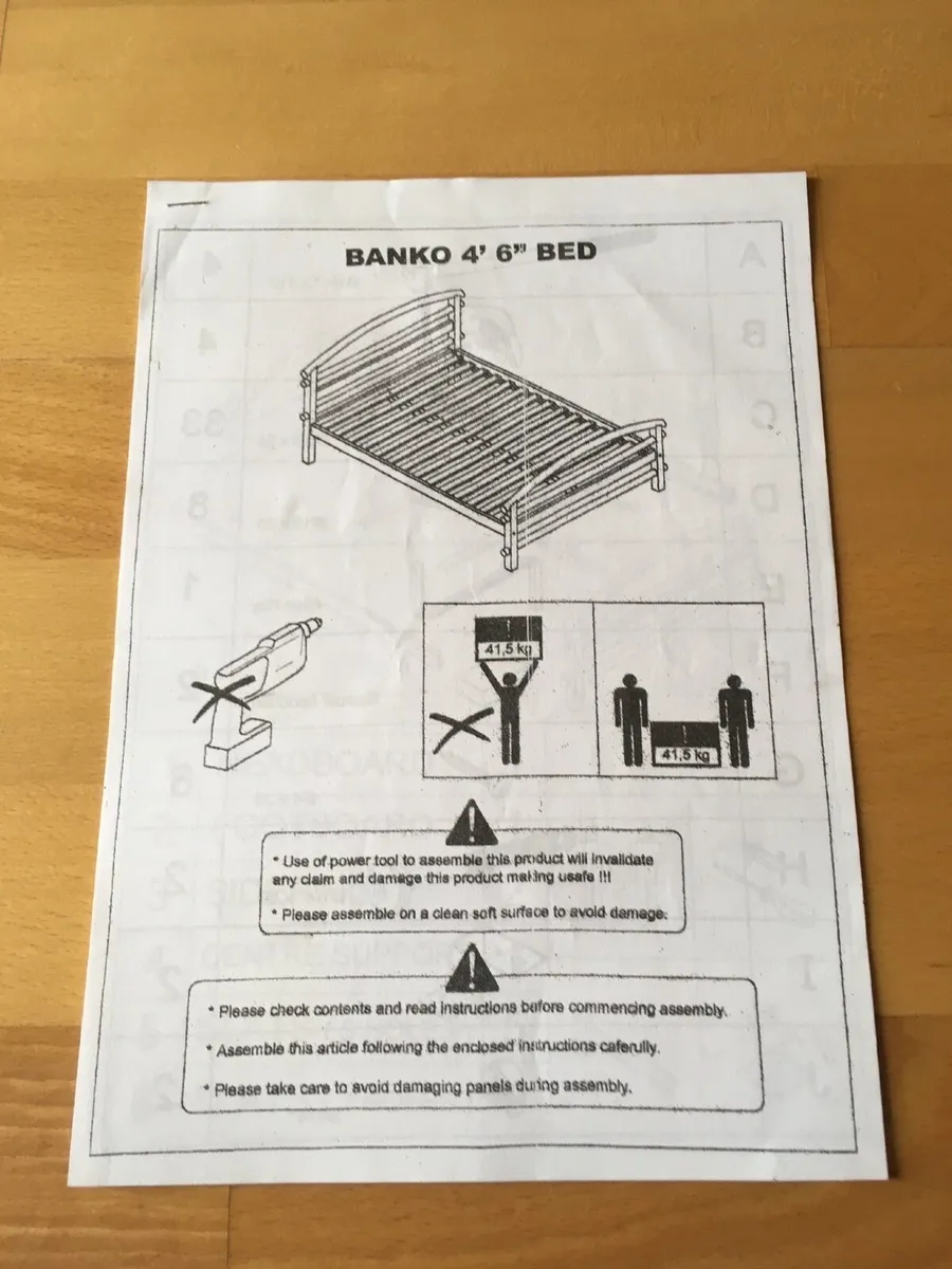 New Single 3’ Wooden Bed Frame x 2 - Image 2