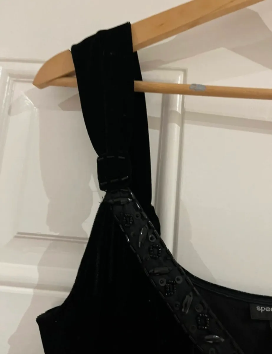 Vintage designer black dress - Image 4