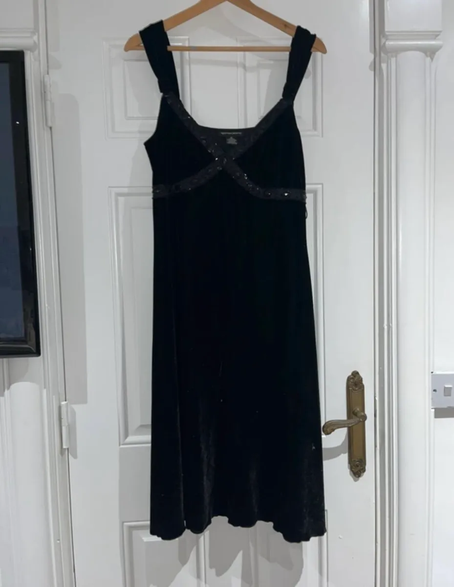 Vintage designer black dress - Image 1