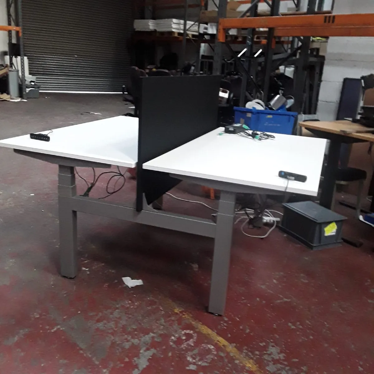 Electric Height Adjustable Dual Workstation Desk - Image 2