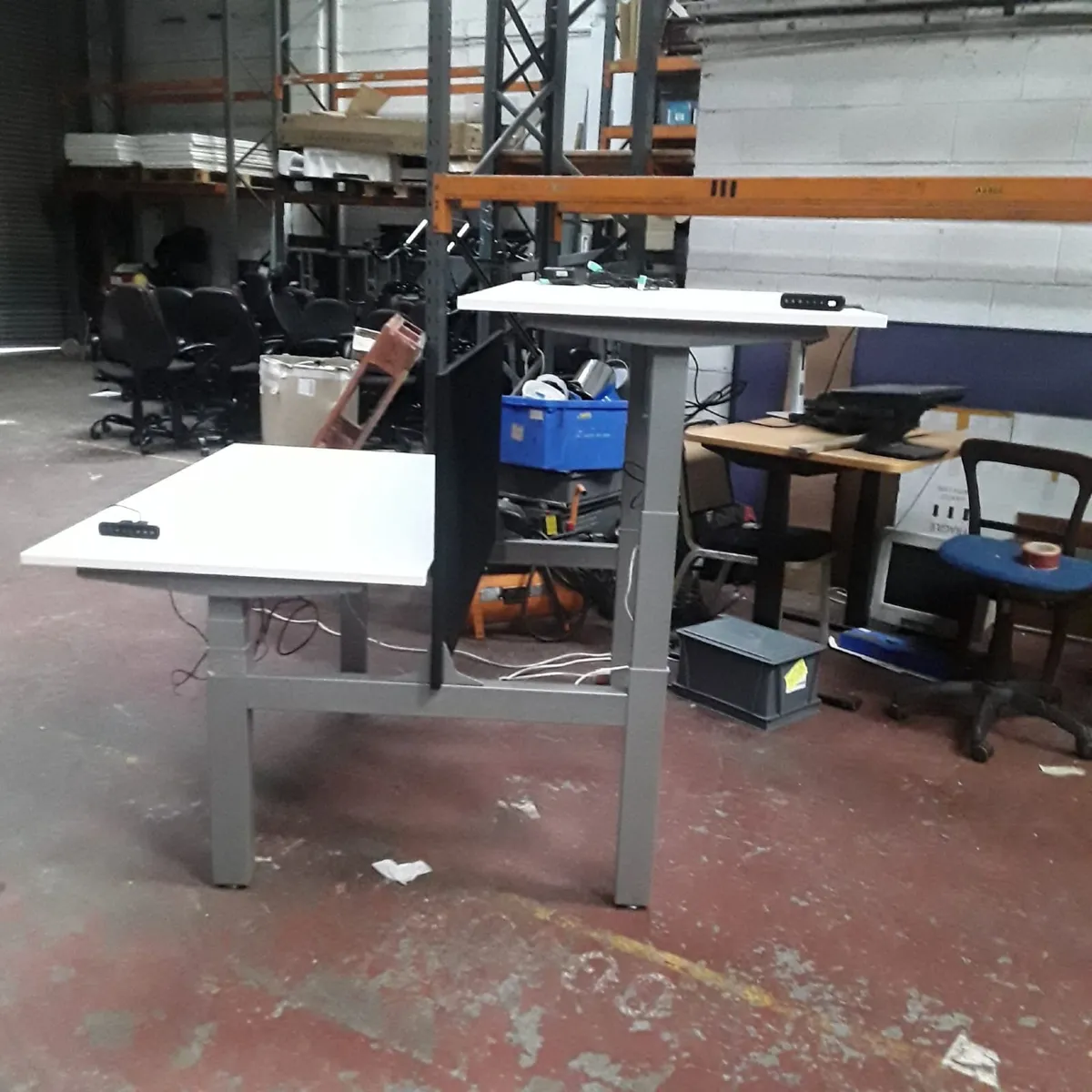 Electric Height Adjustable Dual Workstation Desk - Image 3
