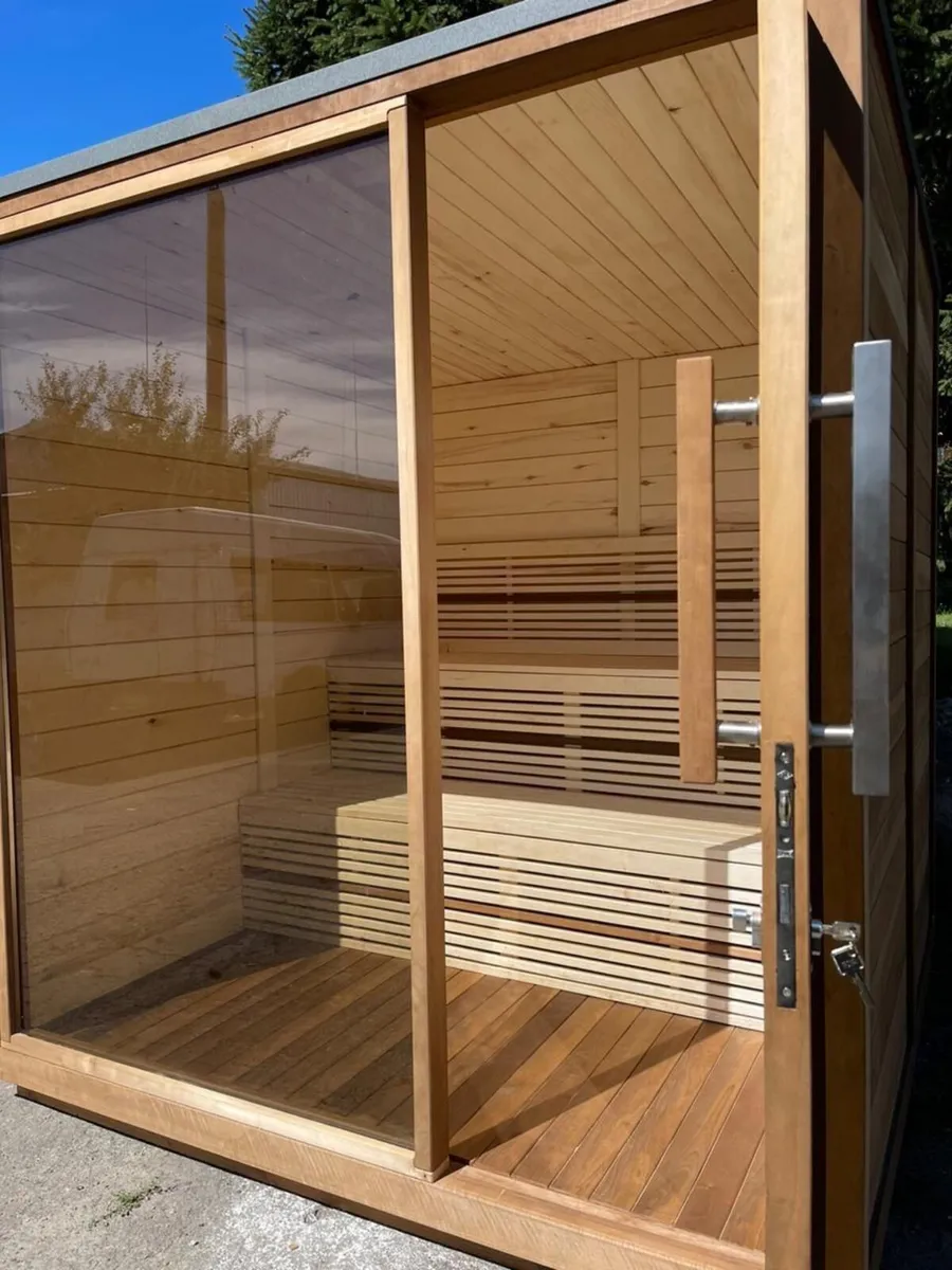 Outdoor Sauna 2.3 × 2.3 m — 3 to 5 People - Image 3