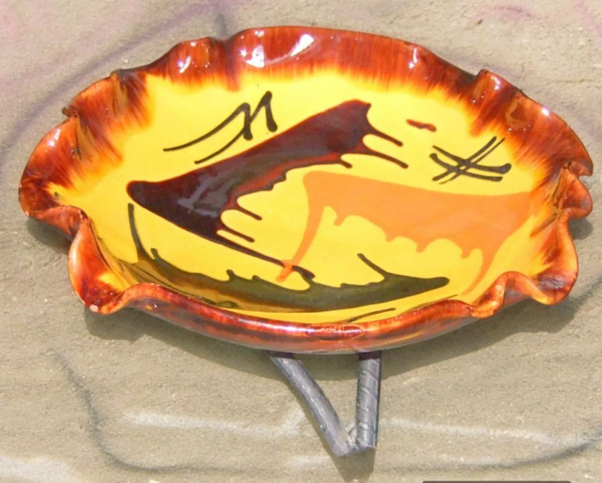 Vintage Harrods Ceramic & Iron 'Menez' Bowl - Image 4