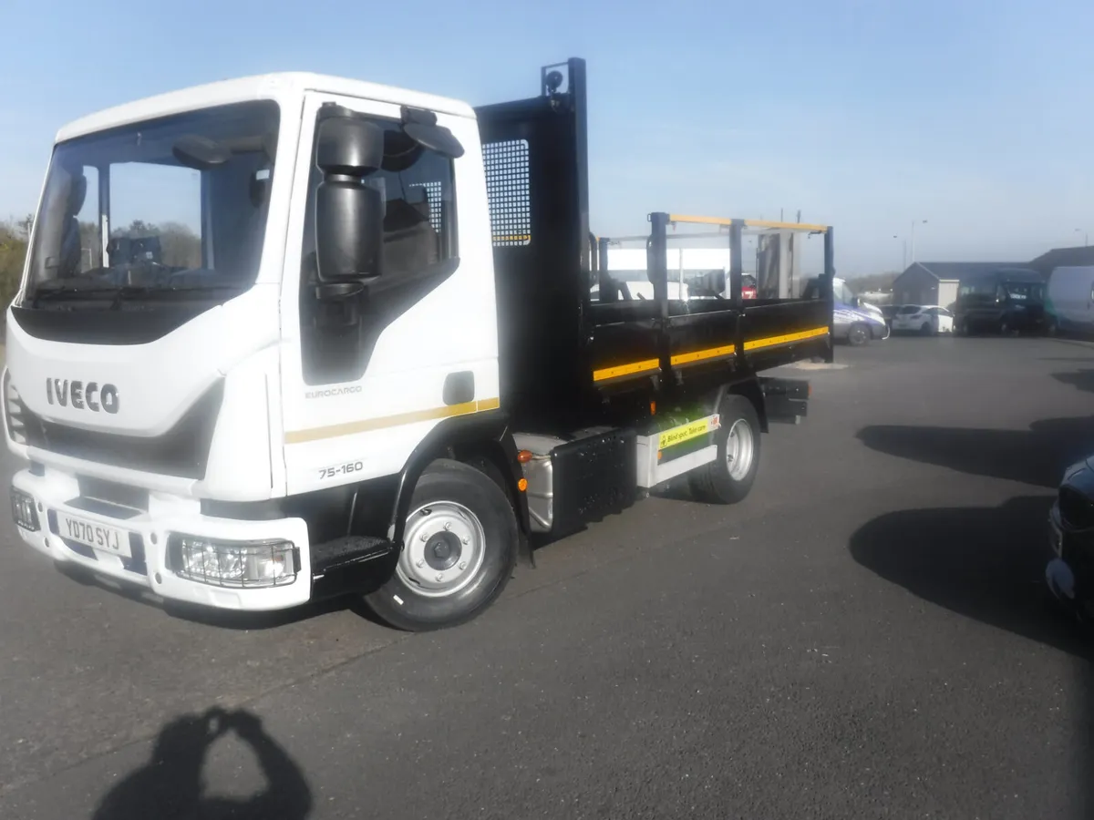 Iveco 75-160 13ft d.d.s Tipper , 51,000 miles 2020 - Image 1