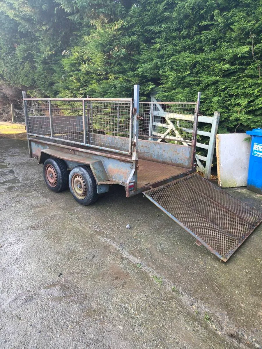 8x4 trailer with mesh sides - Image 1