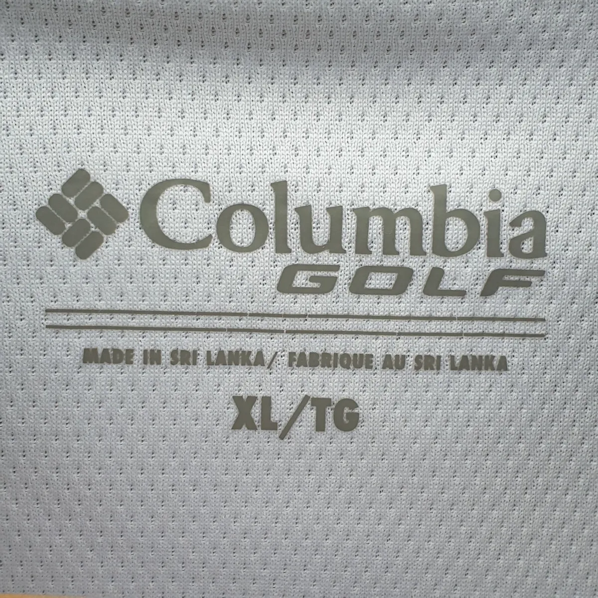 Columbia golf shirt omni wick white mens XL - Image 3