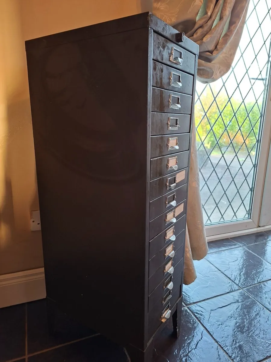 Industrial vintage workshop drawers - Image 3