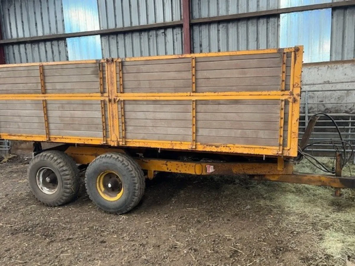 T+F 14' X 7' DROPSIDE GRAIN TRAILER - Image 2