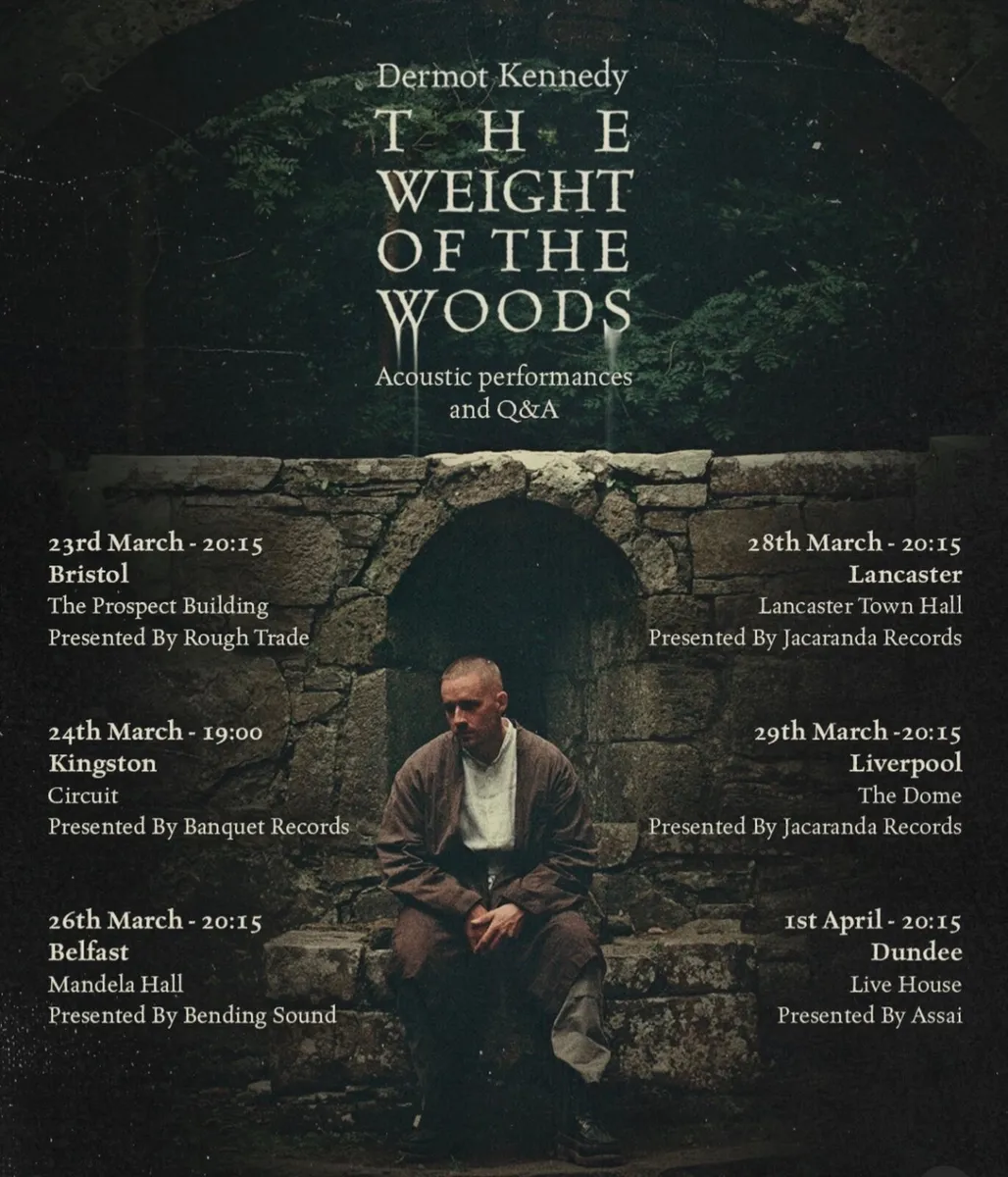 X2 Dermot Kennedy tickets Mandela Hall Belfast