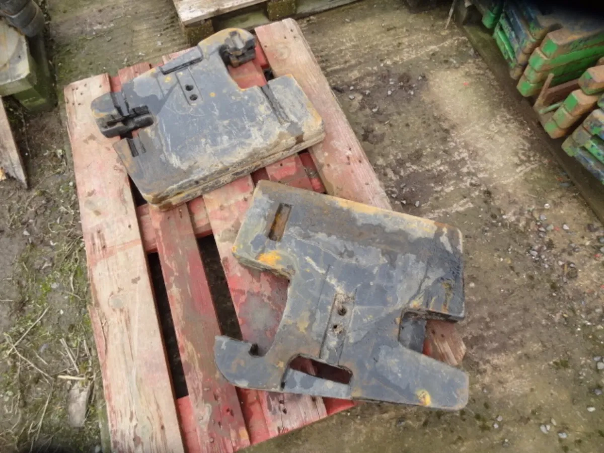 John Deere 50kg Front Tractor Weights - Image 1