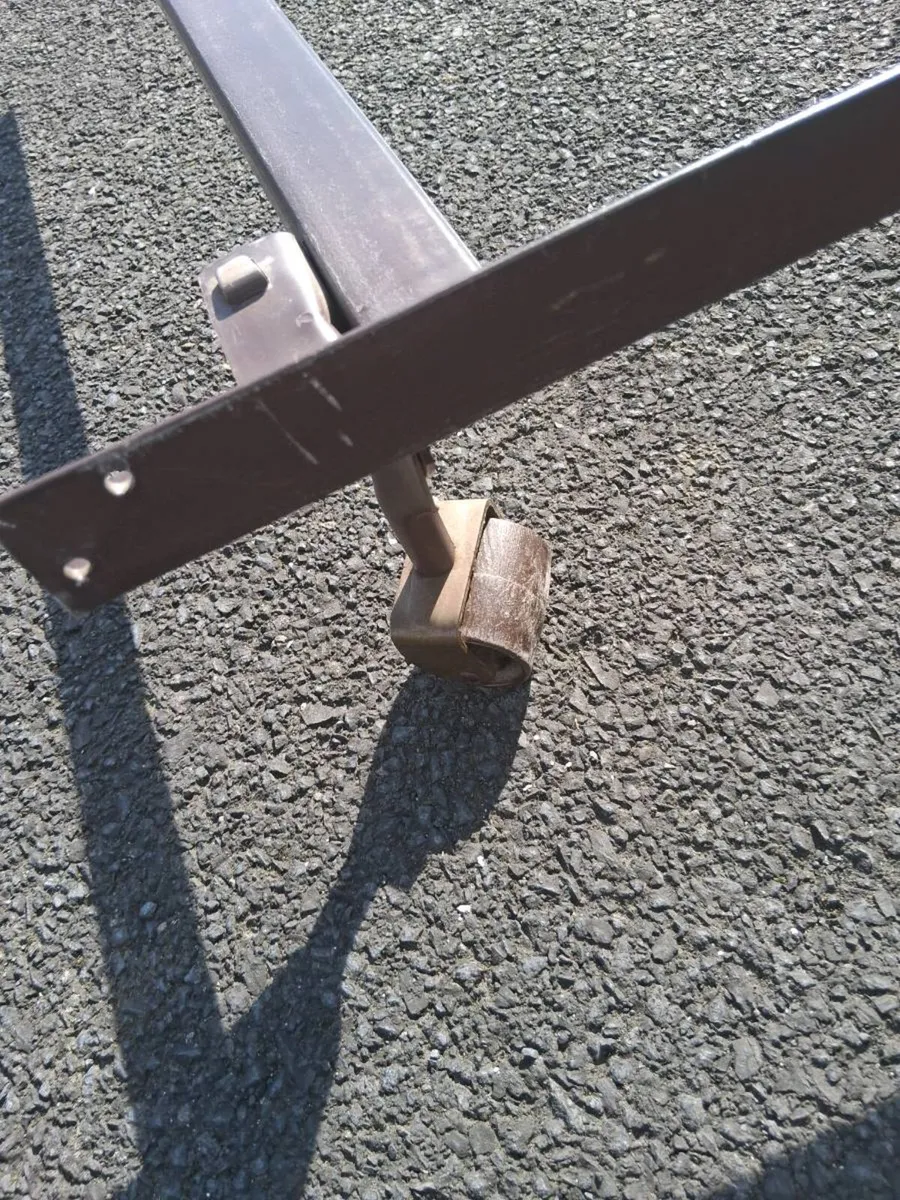 King size bed frame..headboard , base - Image 3