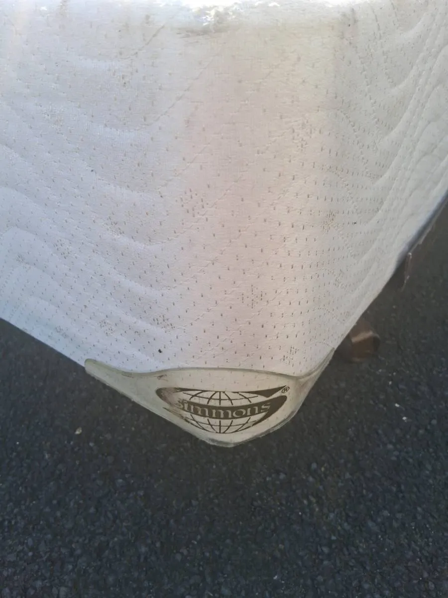 King size bed frame..headboard , base - Image 4