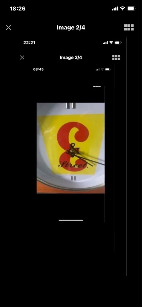 Rare J & B Bar Clock - Image 2