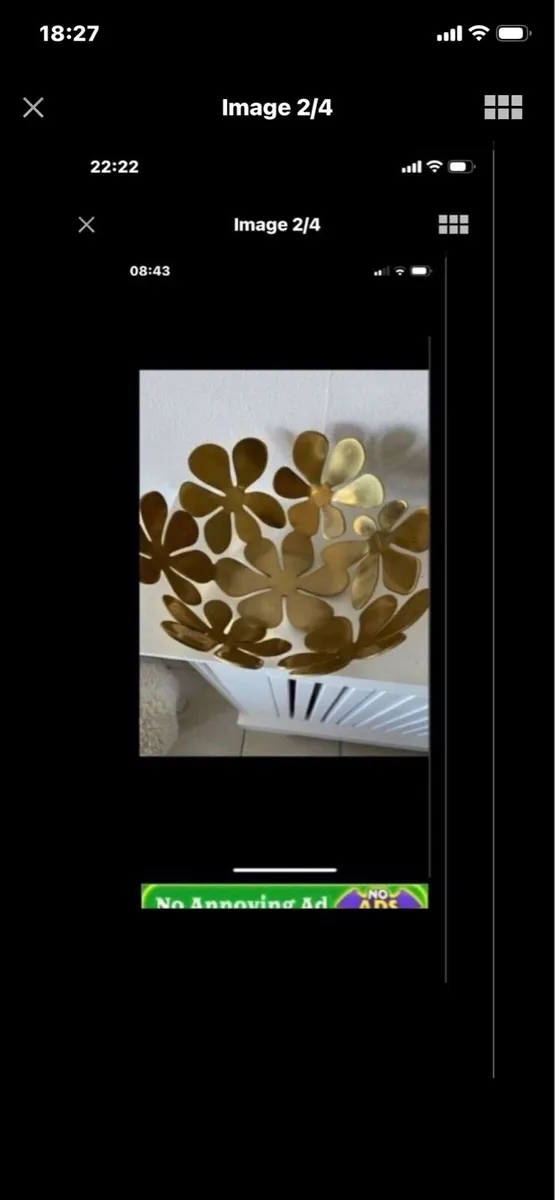 Vintage Brass Fruit Bowl - Image 2