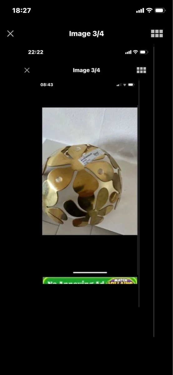 Vintage Brass Fruit Bowl - Image 3