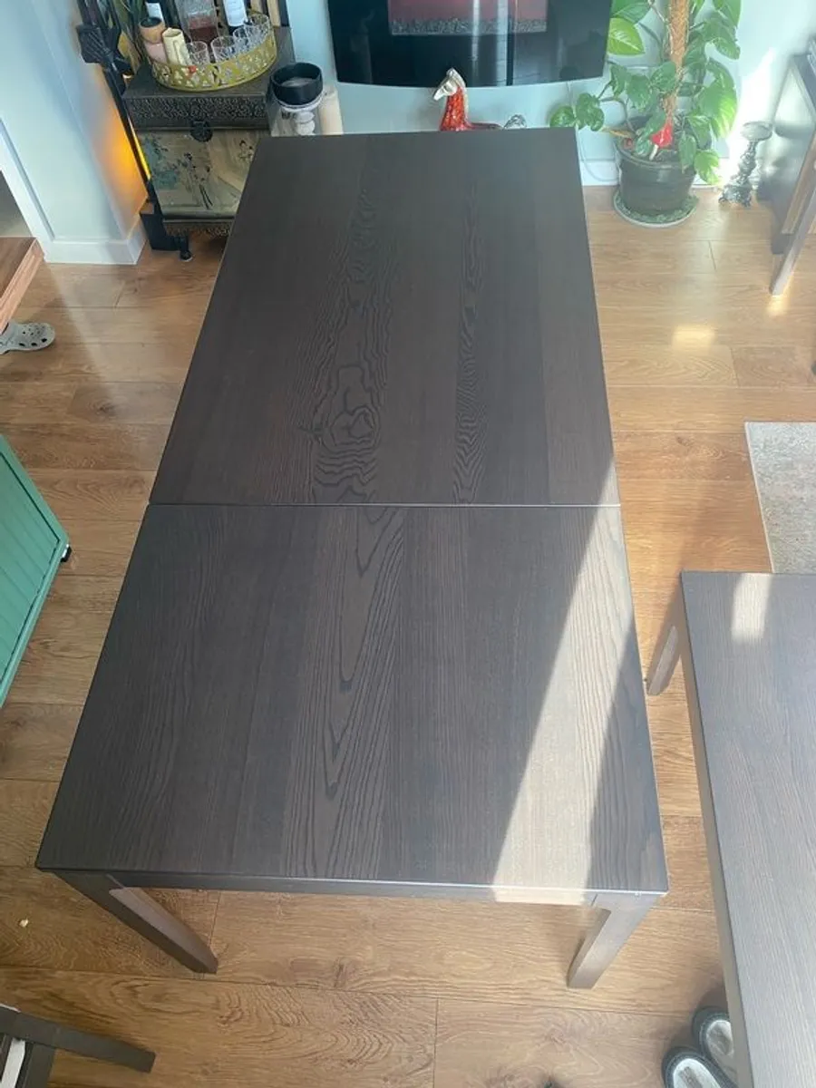 IKEA 4 feet  extendable to 6 feet dining table in perfect condition - Image 2