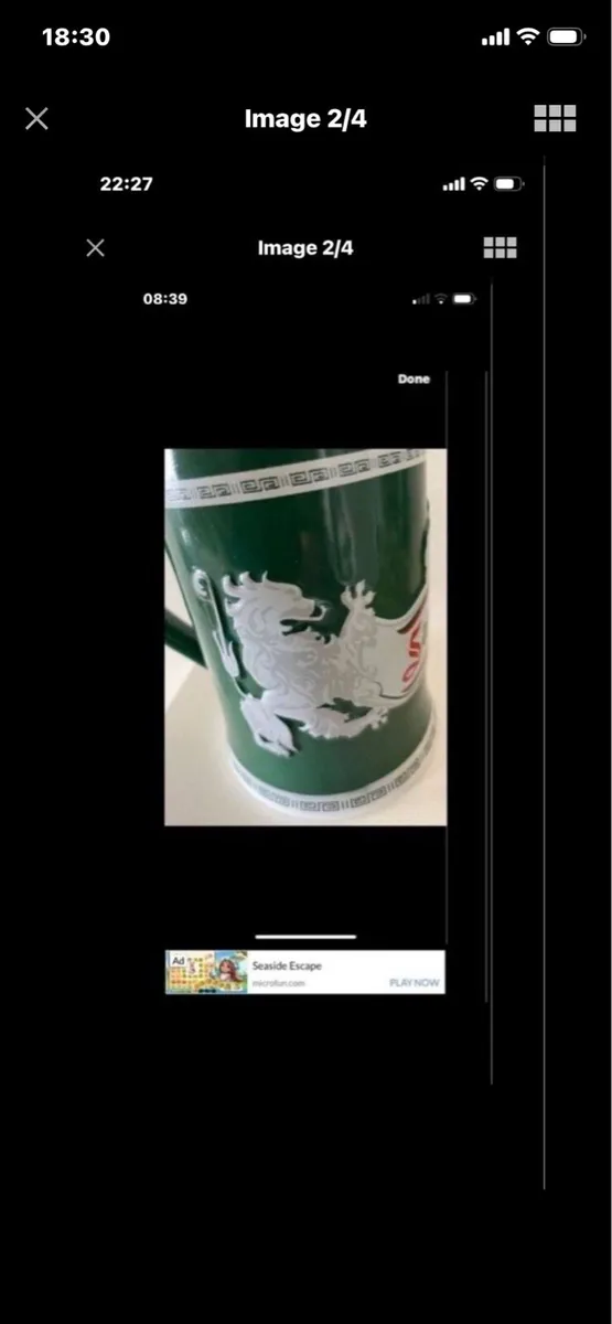 Rare San Miguel Ceramic Tankard - Image 2