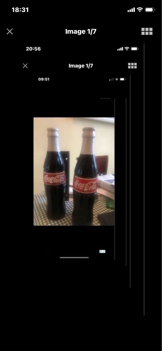 Very Rare Coca  Coka Metal Door Handles - Image 1