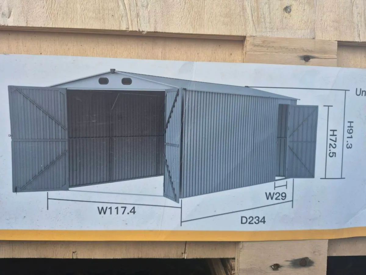 20x10ft Steel shed - Image 2