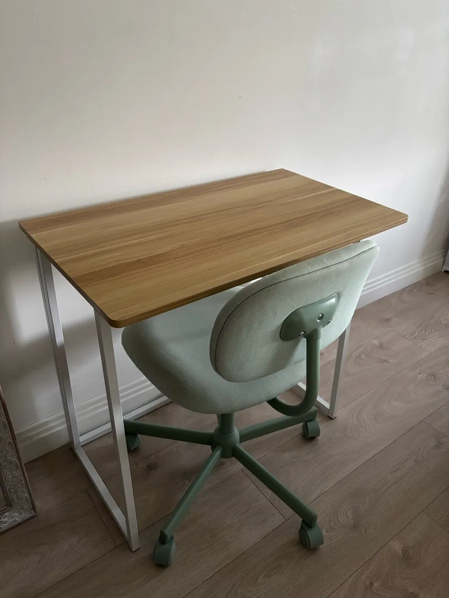 Desk and chair - Image 1
