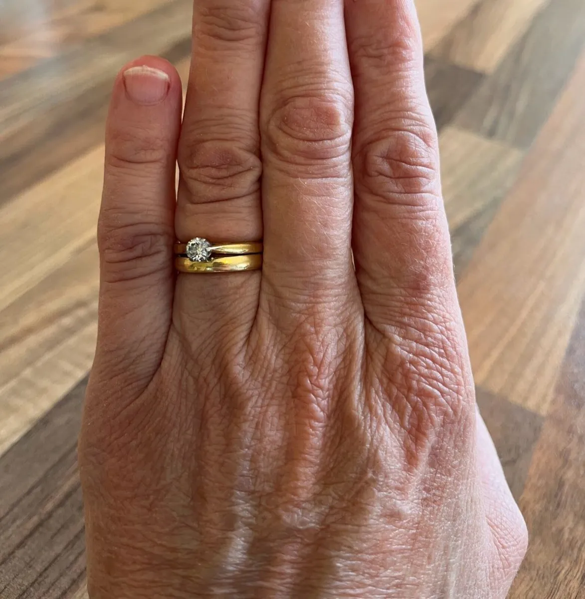 Antique Natural 0.65 ct Solitaire Engagement Ring - Image 2