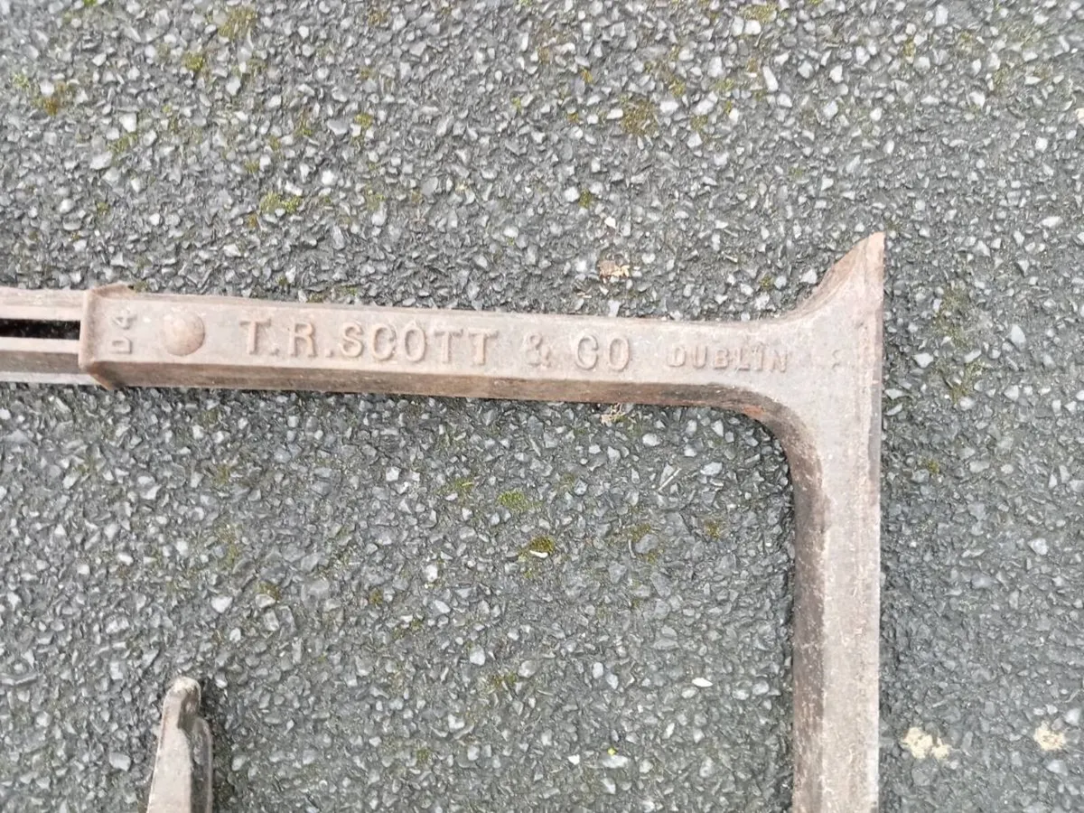 Old school desk frame tr Scott and Co Dublin - Image 2