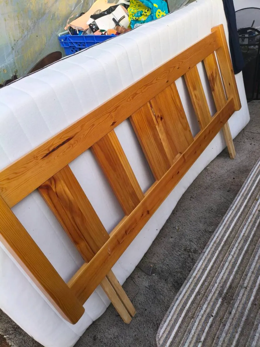 Beautiful new pine 5ft headboard - Image 1