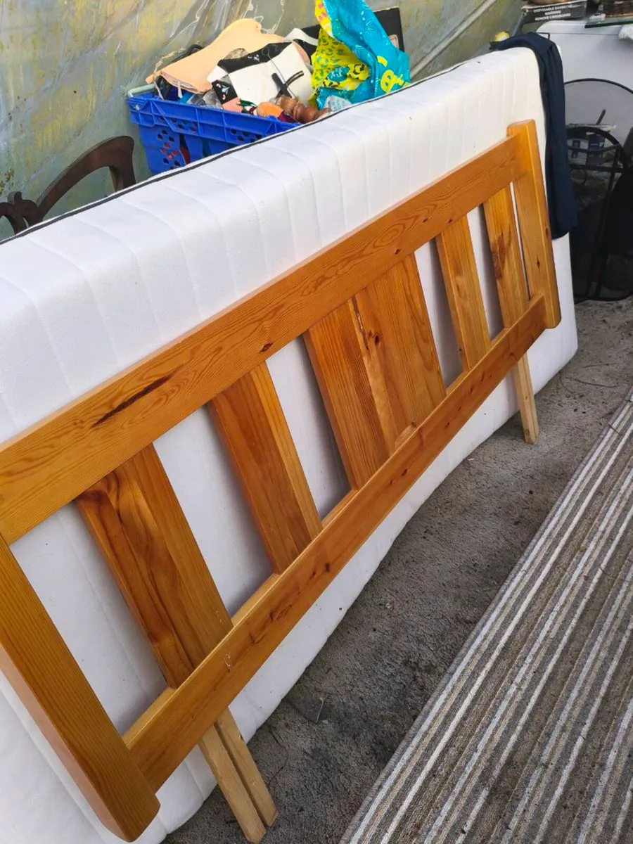 Beautiful new pine 5ft headboard - Image 2