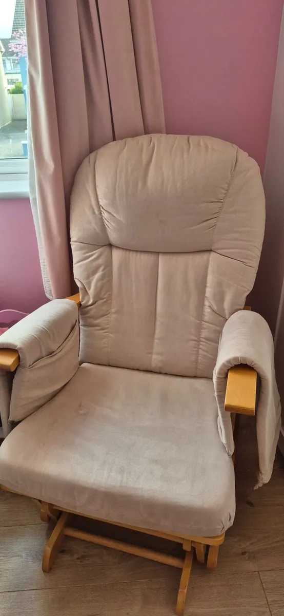 Nursery Chair with matching footstool