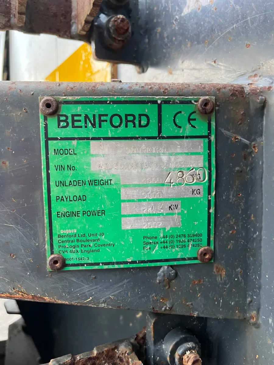 terex 9 ton dumper - Image 3