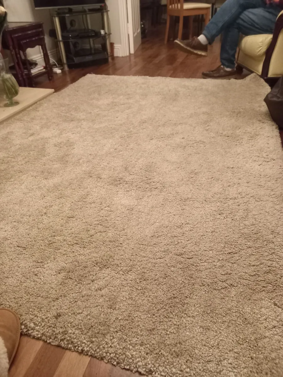 Beige rug