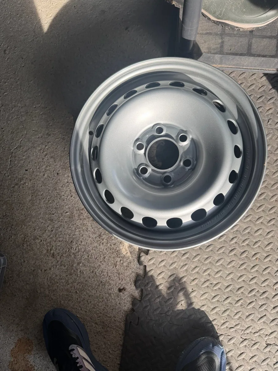 One spare steel wheel VW or Ford - Image 1