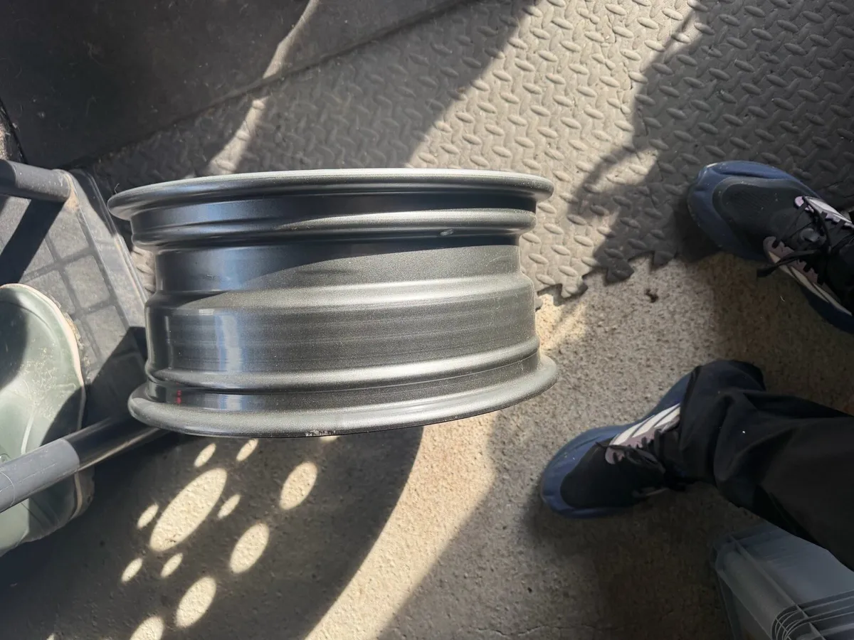 One spare steel wheel VW or Ford - Image 2