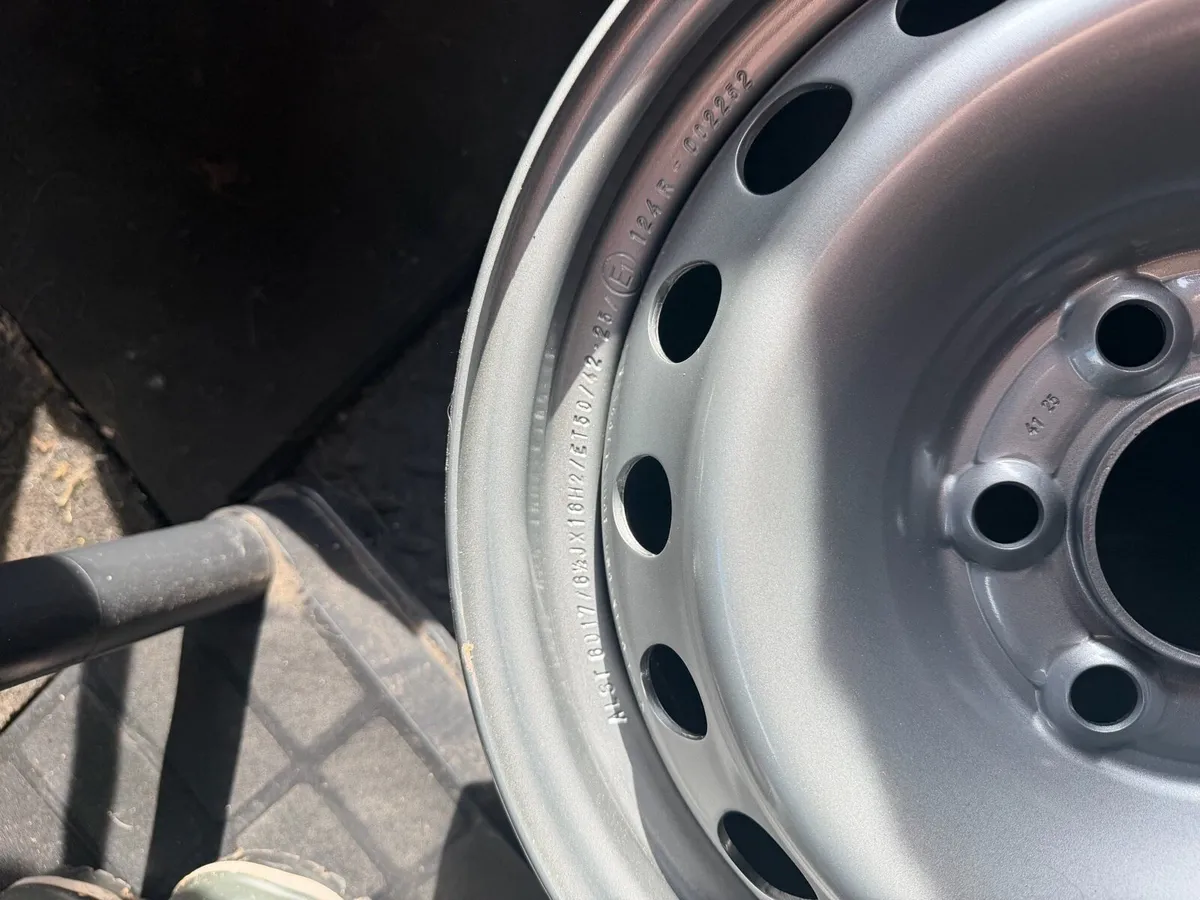 One spare steel wheel VW or Ford - Image 3