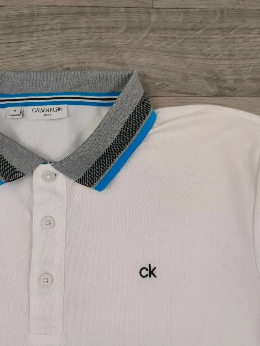 CK Calvin Klein Golf Polo Shirt Men's Medium - Image 3