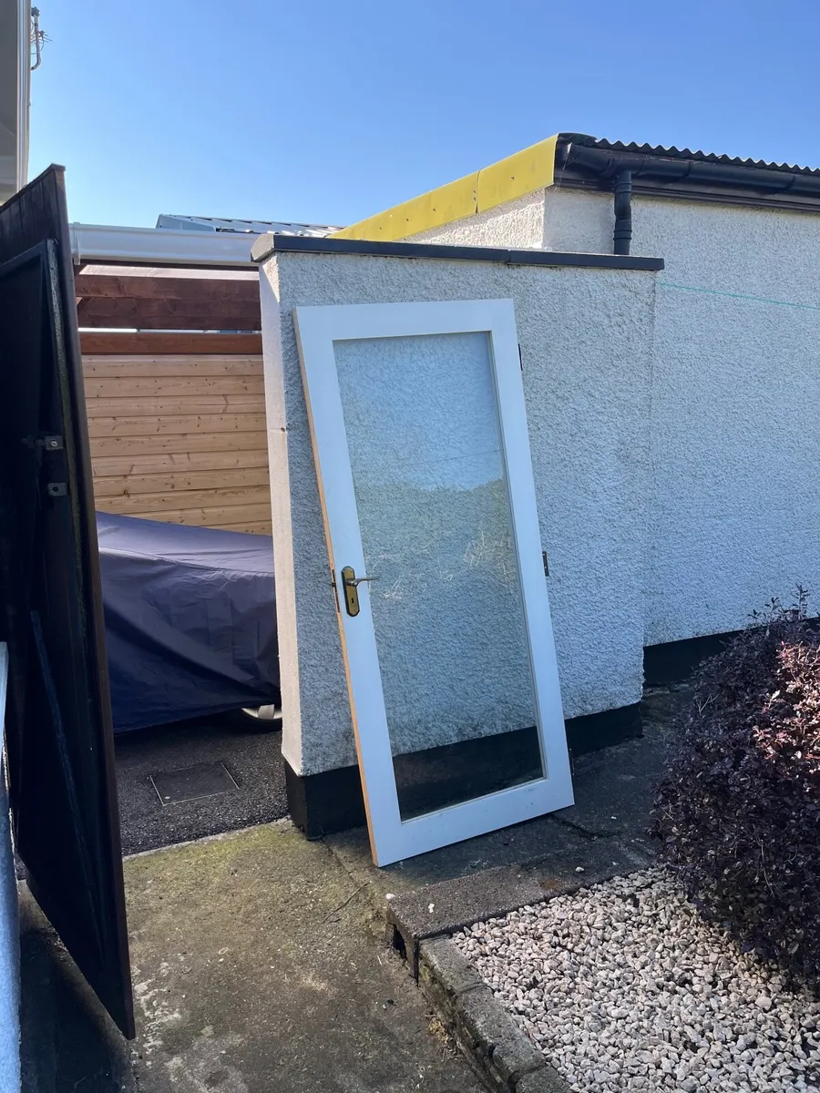 Interior glass wood frame door - Image 2