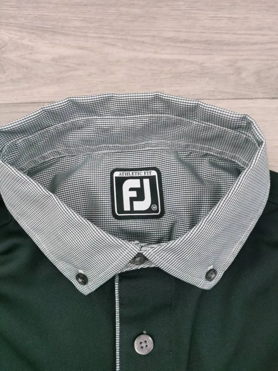 FootJoy FJ Golf Polo Shirt Mens Medium - Image 3