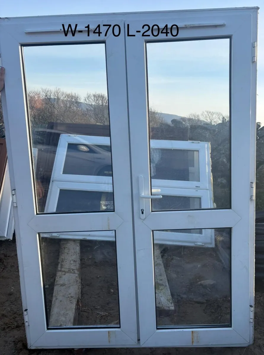 Pvc doors French doors new stock in - Image 1