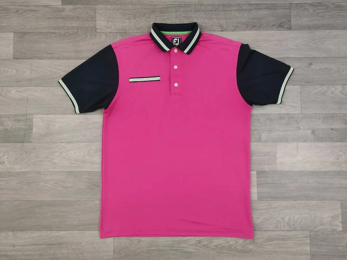 FootJoy FJ Golf Polo Shirt Mens Medium - Image 1