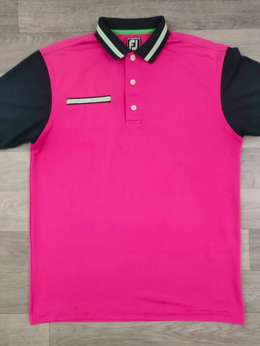 FootJoy FJ Golf Polo Shirt Mens Medium - Image 2
