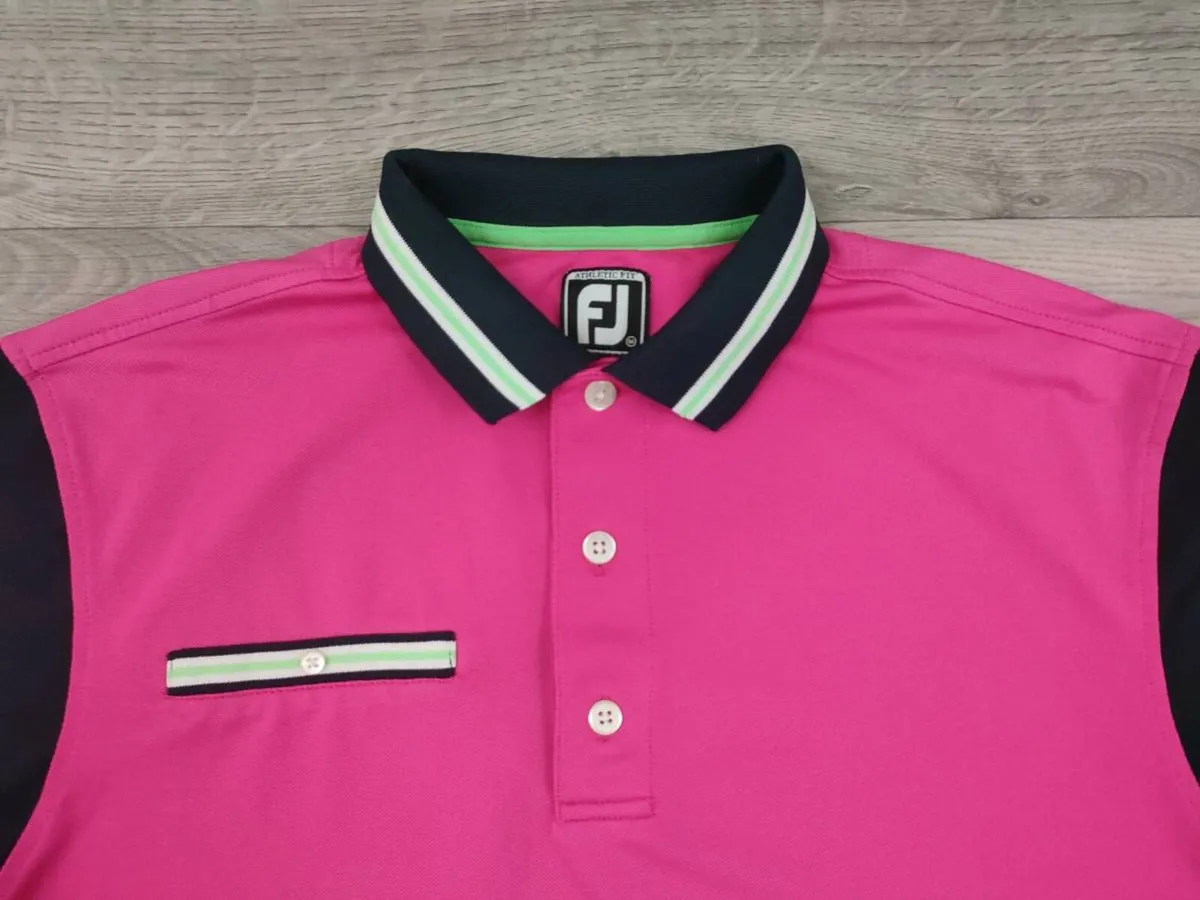 FootJoy FJ Golf Polo Shirt Mens Medium - Image 3