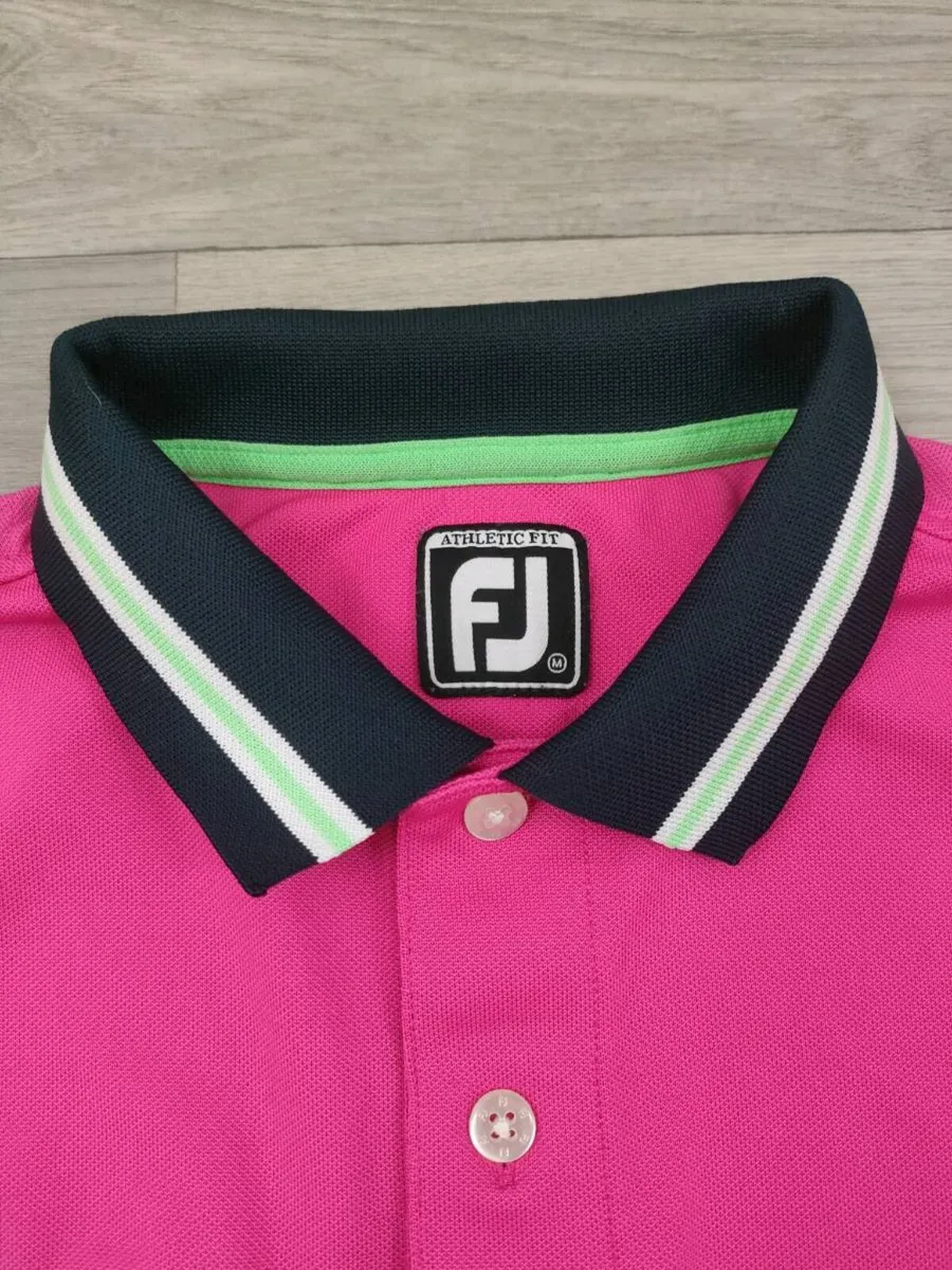 FootJoy FJ Golf Polo Shirt Mens Medium - Image 4