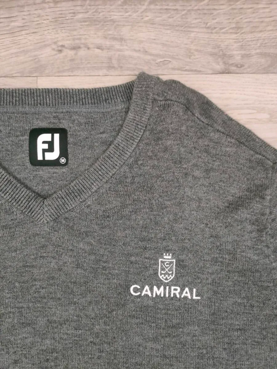 FootJoy FJ Wool Blend Golf Jumper Mens Medium - Image 3