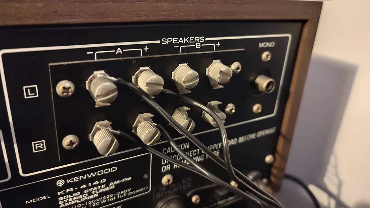 Vintage KENWOOD KR-4140 Receiver/amplifier.LikeNEW - Image 4