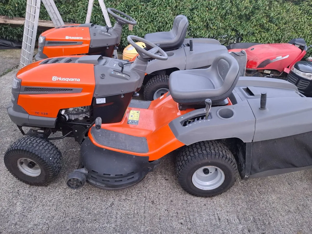 Husqvarna TC138 ride on mower - Image 1