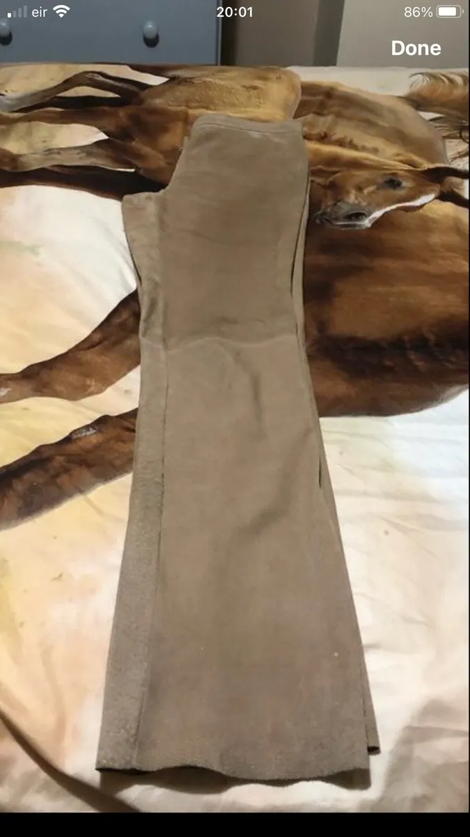 Ladies leather trousers size 10 €15 - Image 1