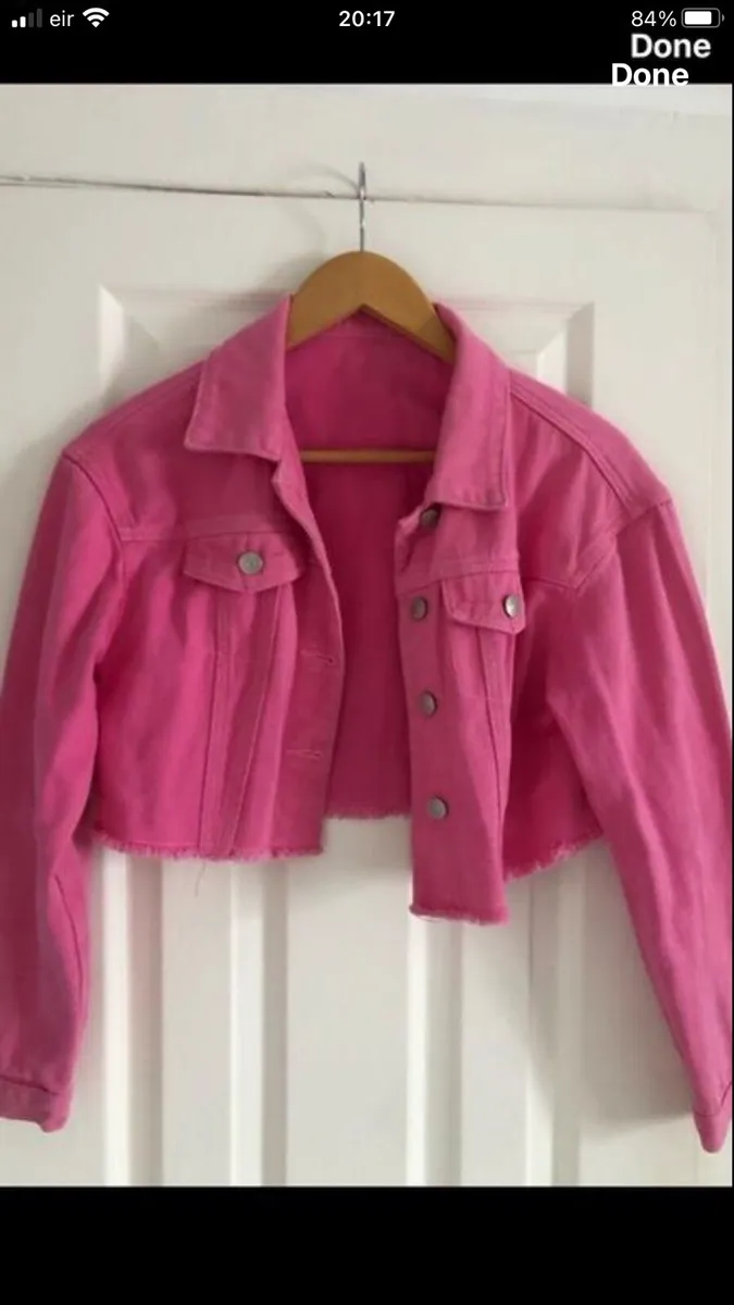Ladies denim jacket size S €5 - Image 4