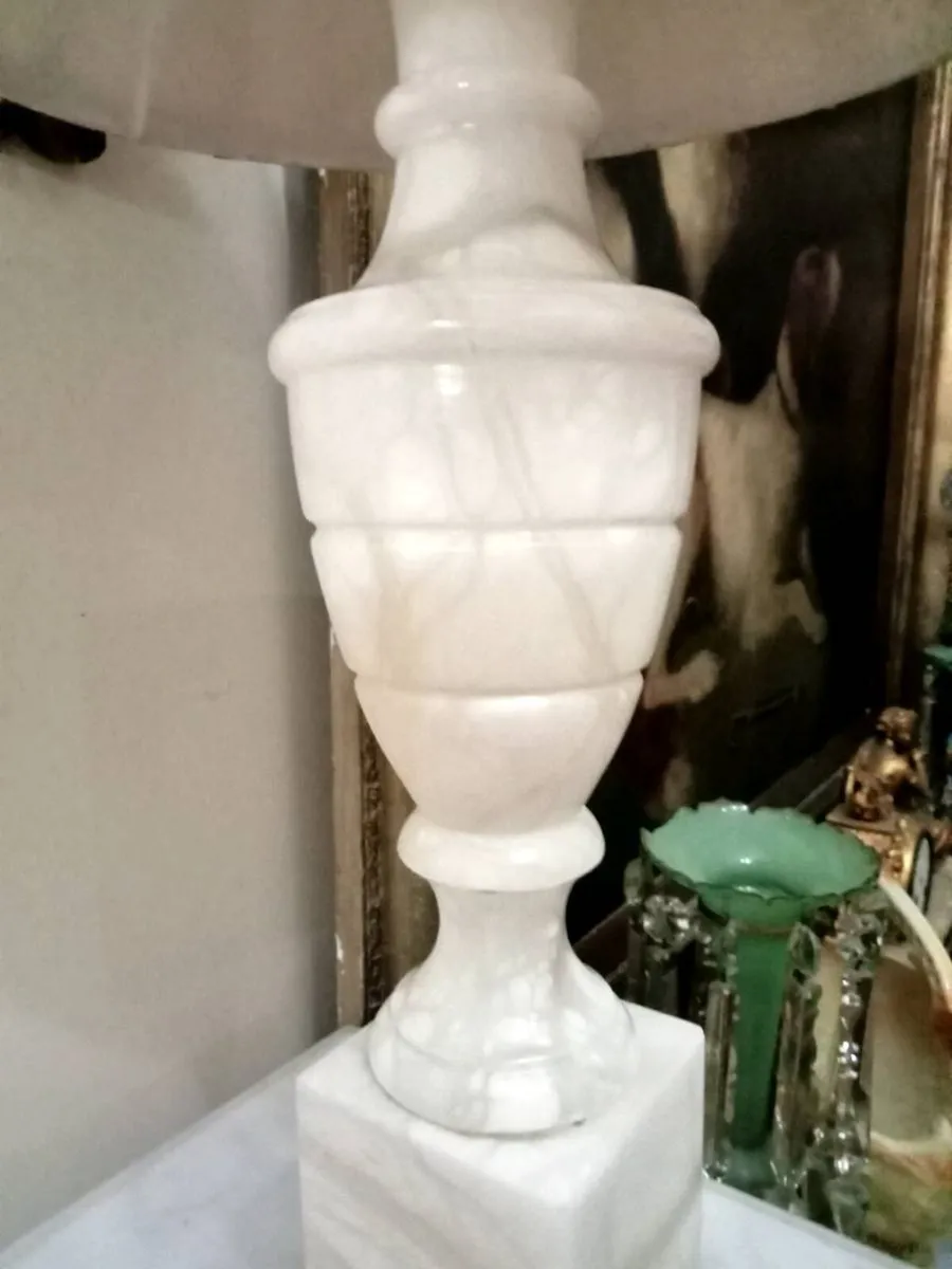 Solid marble lamp Postage available - Image 3