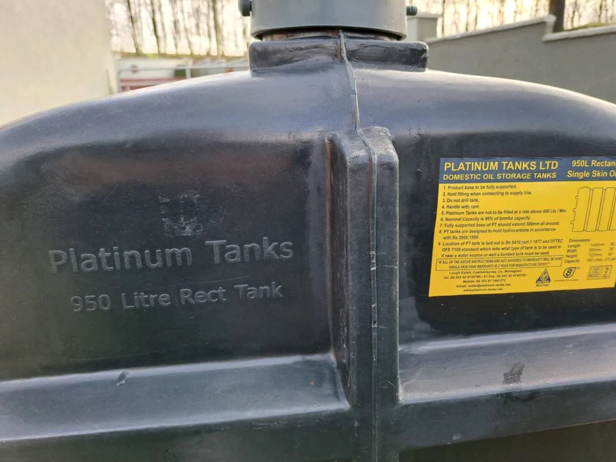 Platinum Oil Tank 950 litres - Image 3