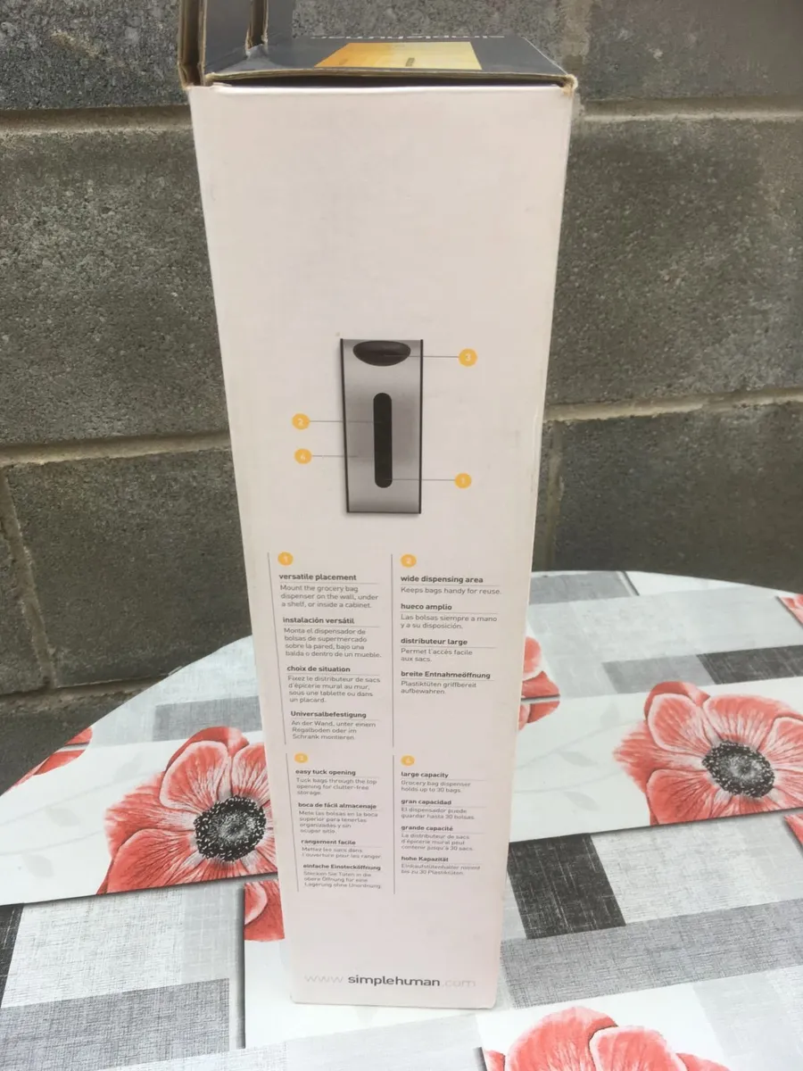 BRAND NEW Simplehuman Shopping Bag Storage - Image 4